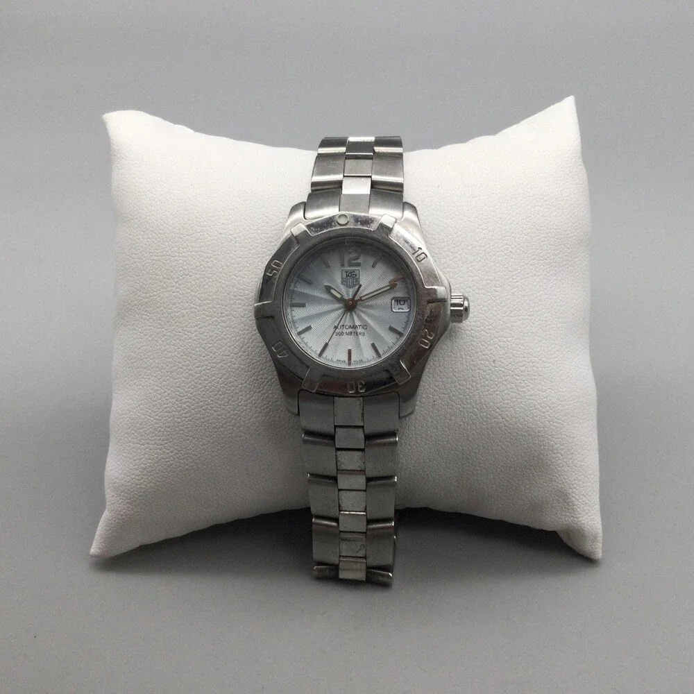 TAG Heuer Womens Watch 28mm Blue Dial Stainless Automatic WN2311 Swiss 7.5